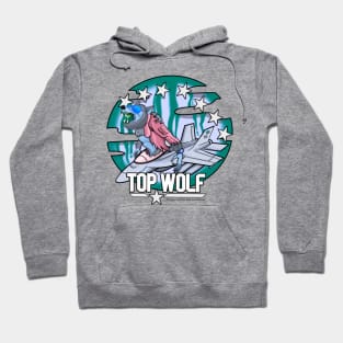 Top Wolf - Toxic Waste Blue Hoodie